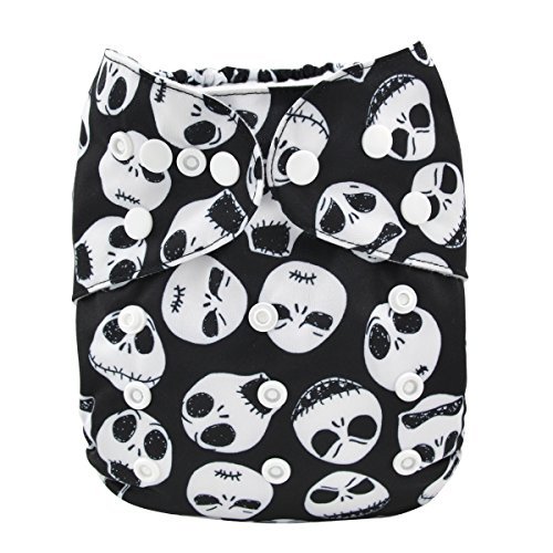 Alva Baby New Design Reuseable Washable Adjustable Pocket Cloth Diaper Nappy + 2 Inserts YA132-EU
