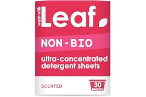 Leaf Laundry Sheets x30 Ultra Concentrated Non-Bio Washing Sheets - Laundry Detergent, Swaps Washing Liquid, Washing Powder, Washing Capsules – Travel Wash
