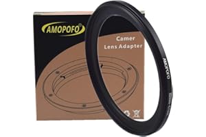 AMOPOFO Bague d'adaptation 82mm à 67mm pour objectifs Canon, Nikon,Sony,objectifs d'appareils photo et filtres UV, ND, CPL .82mm to 67mm step-down Anneau