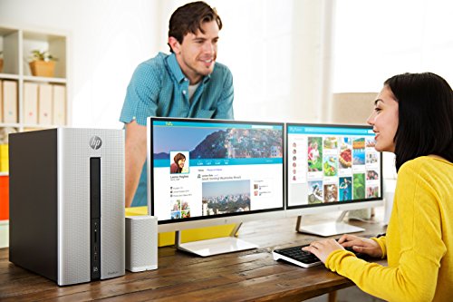 HP Pavilion (560-p165ng) Desktop PC (Intel Core i5-7400, 8 GB RAM, 1 TB HDD, 128 GB SSD, NVIDIA GeForce GTX 1060, DVD-Writer, Windows 10 Home 64) silber - 8