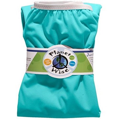 Planet Wise Reusable, Leak-Free Nappy Pail Liner (SeaSpray)