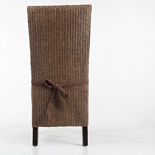 Stuhlkissen Sitzpolster Sitzkissen Stuhlauflage Dekokissen braun 5cm dick - 4