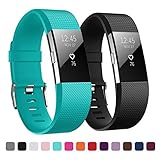 Kutop Fitbit Charge 2 Armband, TPU weiches Silikon Sporty Ersetzerband Silikagel Fitness verstellbares Uhrenarmband für Fitbit Charge 2