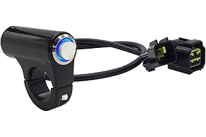 AUXAZALUX Aluminum Blue Halo LED Headlight Kill Switch Plug and Play Water-Resistant Compatible with Talaria Sting R MX4 2023