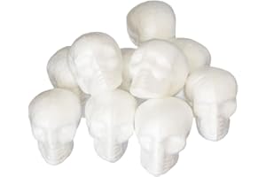 MILAGETO Stampo a Forma di Teschio in Polistirolo Polistirolo da Modellare Mestieri per San