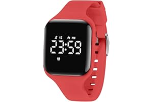 ASWAN WATCH Kids Watch, Digital Watch for Boys Girls, Sport Watch with Fitness Tracker, Pedometer, Waterproof, Alarm, Stopwatch, and No App, Kids Digital Watch Ages 5-12