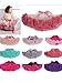 Anna-Kaci Girls Kids Dress Tutu Skirt Princess Party Petticoat Ballet Dance Pettiskirt 0-9Y Rose Size Medium