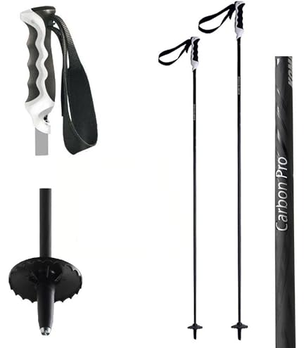 Komperdell Carbon Cloud Bamboo Ski Pole 125 cm : Amazon.de: Sports