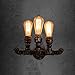 Europäische Retro-Wandleuchte Gang Treppe Lampe kreative Restaurant Bar dekoriert Wandlampe drei Bronzerohre
