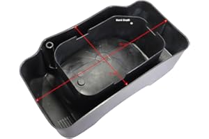 Marel Shop® - Bacinella Raccogli Condensa 15 x 28 cm per Frigorifero compatibile con Ariston Indesit Whirlpool per Modelli: BDCM45VIX/HA - MBT1912FI - SDS1521HA - E3DAAX