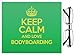 Produktbild Grün Keep Calm und Love Bodyboard Objektiv Reinigungstuch Farbe 0797