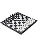 Produktbild MX kingdom Schach Tragbares Classic Faltbares Reise Magnetisches schachspiele mit Aluminiumbeschichtung, 50 x 20 cm