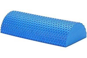 Gcroet Rodillo de Espuma Media Redonda Rodillo de Espuma Redondo EVA ESJE DE Ejercicio DE ESPOSTO del ARRIGA del ARRISTA para Masaje DE Masa DE Masa DE MUSCO MÚSICO Profundo Rodillo de Espuma de