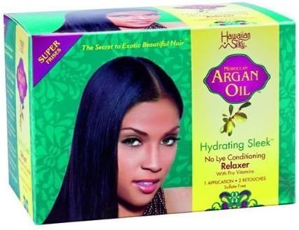 MOROCCAN ARGAN OIL NO-LYE CONDITIONING RELAXER | STRAIGHTENING CREAM SUPER