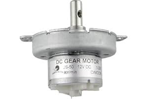 CHANCS Cambio esterno del metallo di riduzione di DC 12V JS-50 80RPM CW/CCW Mini motore dell'ingranaggio di CC