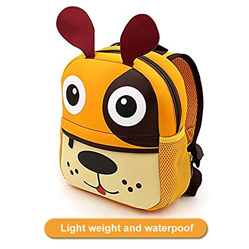 Preisvergleich Produktbild Kindergartenrucksack für Jungs und Mädchen,AOBRTAK Kindergartentasche mit Design niedliche Tieren, Kinder Rucksack, ein tolles Geschenk, Klein Kinderrucksack für Jungen Mädchen 2 - 7 Jahre - Hund