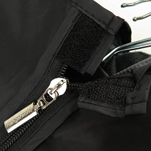 Atmungsaktiver Nylon Kleidersack Für Mehrere Kleidungsstücke – Schwarz – 112 cm – Hangerworld - 3