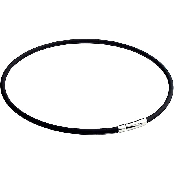 DVZUYS 3 pezzi collana bracciale in ecopelle cordino in pelle a catena intrecciata nera con chiusura in acciaio inossidabile, cordino nero da 2 mm per ciondoli (40/45/50cm