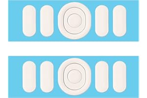 EMAGTECH 2 zestawy łyżworolki pod mysz, nóżki, kompatybilne z Logitech G304/G305, do gier, zaokrąglone, zakrzywione krawędzie, nóżki, akcesoria do myszy, grubość 0,7 mm, białe