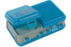 PLANO Dwustronny, Regulowany Organizer na Sprzęt Wędkarski, Dwustronny Organizer na Sprzęt Wędkarski, Kompaktowe Pudełko na Sprzęt Wędkarski, do Przechowywania Przynęt, Przynęt Twardych