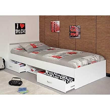 stauraumbett 140x200 wei�