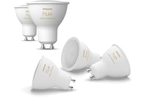 ‎PHILIPS HUE Philips Hue GU10 – Inteligenty Reflektor punktowy – (5-Pak) White Ambiance