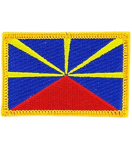 Bretonischer Triskele Aufnäher 7x7 Cm – Besticktes Patch Zum Aufbügeln (Flagge Bretagne)