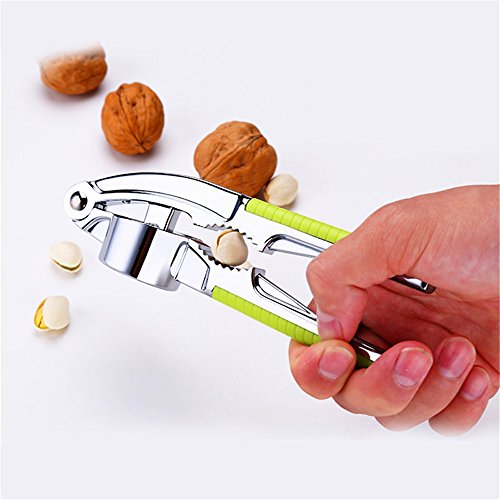 dekawei Edelstahl Knoblauchpresse Knoblauch Crusher, Walnuss, offene Werkzeuge, Knoblauch Drücken, Ingwer, Fleischwolf, Crusher, Chopper, Nussknacker grün - 2