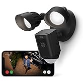 Ring Floodlight Cam Wired Plus | Outdoor Security Camera 1080p HD Video, LED Floodlights, Siren, Wifi, Hardwired | alternativ