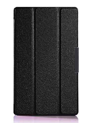 iHarbort® Sony Xperia Tablet Z3 Hülle – Ultra Slim Leder Tasche Hülle Etui Schutzhülle Für Sony Xperia Tablet Z3 (8 Zoll) Case Holder mit automatischer Weckfunktion (Xperia tablet Z3, III-Schwarz) - 7