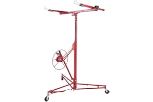 Joparri Elevador de placas XXL para placas de rigo, altura de trabajo regulable de 140 – 350 cm, máx. 290 cm de ancho y 70 kg de carga