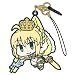 Produktbild Fate/Grand Bestellung Archer Altria Group Pendragon Charakter Tsumamare Pinch Rubber Handy Gurt Maskottchen Collection Anime