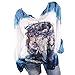 Produktbild TianWlio Damen Langarmshirt Bluse T-Shirt Tops Frauen V-Ausschnitt mit Langen Ärmeln Druck Plus Größe Tops Lose Bluse