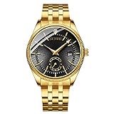 Als Geschenk:Das modische Design macht die Uhr für jeden Anlass passend.Perfektes Geschenk zum Vatertag, Jahrestag, Valentinstag und Geburtstag für Ihren Freund, Bruder, Ehemann und Vater.