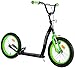 Produktbild Kinderroller 16 Zoll schwarz/grün mit Luftbereifung 85% vormontiert