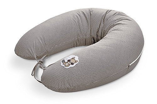 Qualitäts Baby Stillkissen Schwangerschaftskissen von Sei Design 170 x 30cm, Füllung aus 3-D Faserkügelchen – sehr weich und angenehm. Bezug mit Reißverschluss und hochwertiger Stickerei - 8
