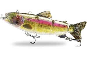 ods lure Robotico Nuoto Lure USB Ricaricabile LED Luce 4-Segement Multi Joint Swimbait Elettrico Esca Pesca Attrezzatura