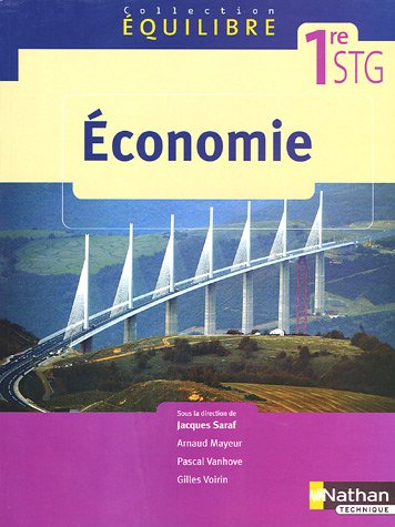 couverture de : Economie 1re STG couverture de : Economie 1re STG
