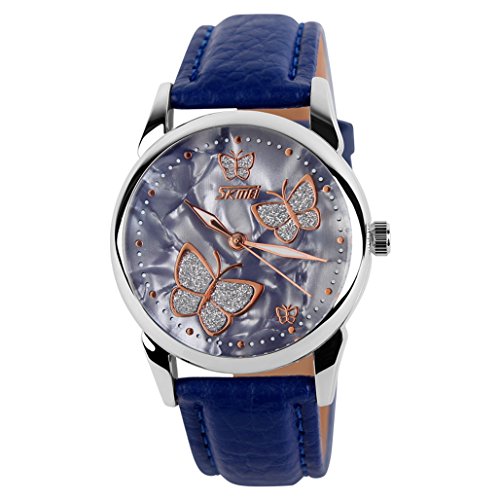ufengke schne band schmetterling skala lichtwasserdichte armbanduhr armbanduhren,kleidmdchengeschenk armbanduhren,blau ufengke schne band schmetterling skala lichtwasserdichte armbanduhr armbanduhren,kleidmdchengeschenk armbanduhren,blau