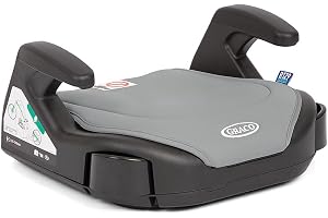 Graco Booster Basic R129 Backless Booster Car Seat, Lightweight at only 1.4kg, Suitable from Approx. 7 to 12 Years (135-150cm
