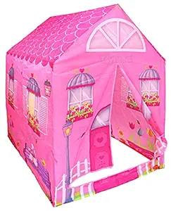 Toyshine Doll House Tent House, Play Tent for Kids, Pretend Playhouse, Taffeta Material Cloth