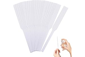 SULIUDAJI 200 Piezas Papel De Perfume, Probador De Fragancias, Papel De Prueba De Perfumes, Tiras De Papel De Perfume, Papel Para Aromaterapia, Para Aromaterapia De Perfume De Aceite