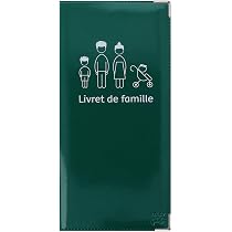 Protège Livret De Famille Color Pop - PVC Vernis - Made In France - 22x10.5cm - Design Astro