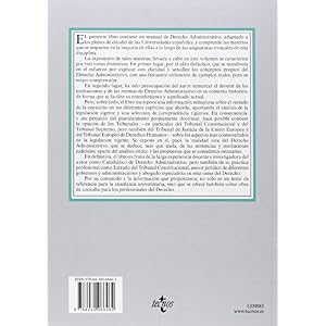 Derecho Administrativo: Parte general (Derecho - Biblioteca Universitaria De Editorial Tecnos)