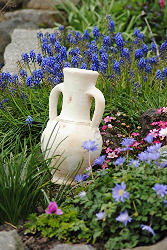 Amphore mit 2 Henkeln,bauchige Form,Terracotta,Tunesische Handarbeit - 3