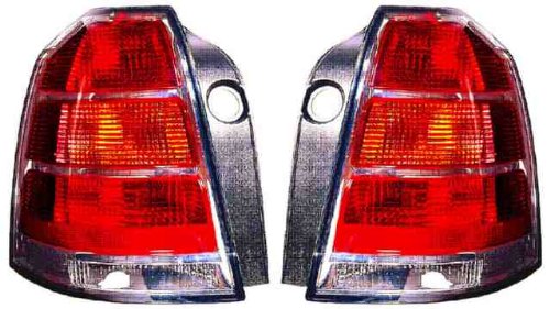 Iparlux 16536632  Piloto Trasero Derecho, Sin Portalámparas, Blanco-Rojo