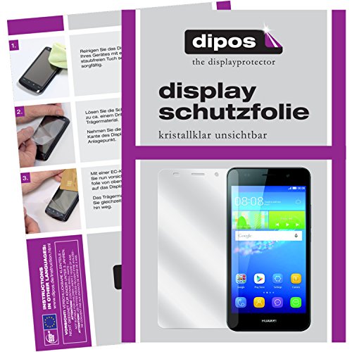 2x dipos Huawei Y6 Schutzfolie - klare Displayschutzfolie
