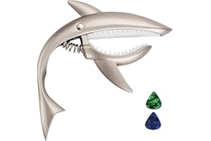 Imelod Kapodaster Hai Kapodaster aus Zinklegierung für Akustik- und E-Gitarren mit gutem Griffgefühl, ohne Fret Buzz und langlebig(Grau)