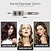Inkint 5 Sizes Ceramic Round Brush Salon Hairdressing Hair Styling Comb Brush With Non-slip Handle Hair Brush for Quick Styling