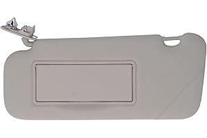 WEFOLCC Parasol interior para Peugeot 308 2011 – 2016 408 2010 – 2014, 1 unidad, gris interior parasol delantero escudo prevención visera parasol (izquierda)